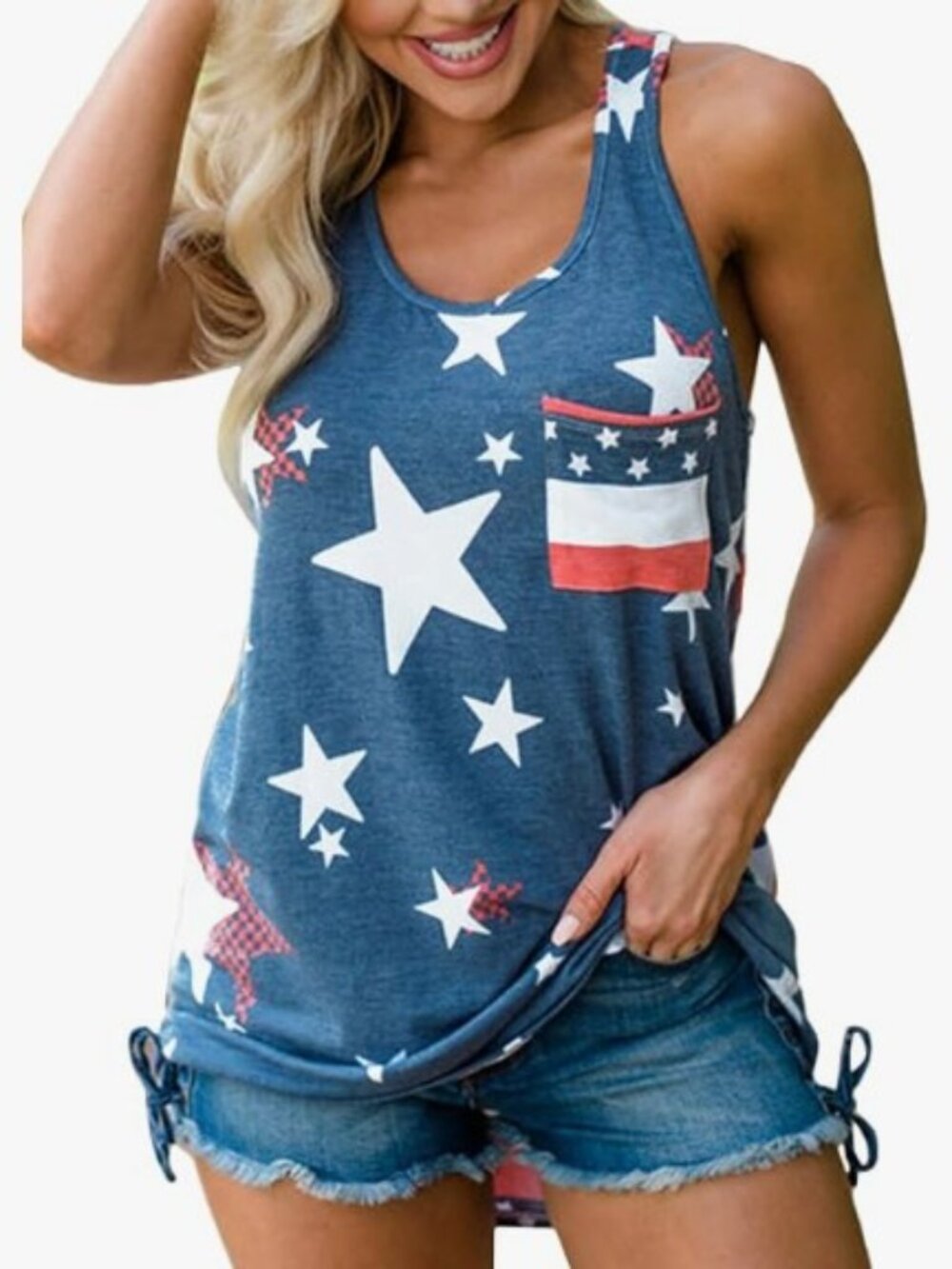 American Shirt for Women Tank Top XL